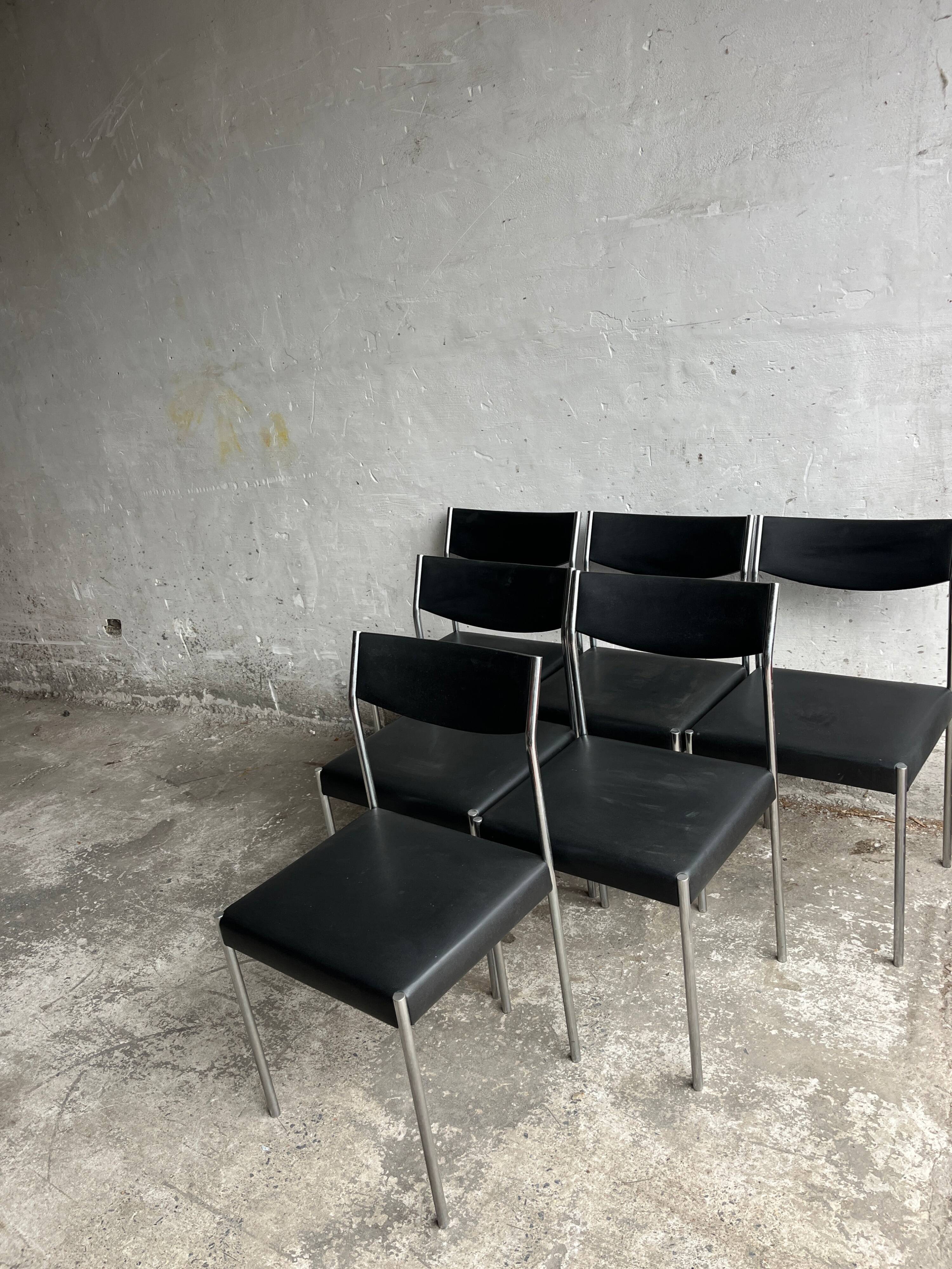 Set of 6 Mid-Century dining chairs, 1950s