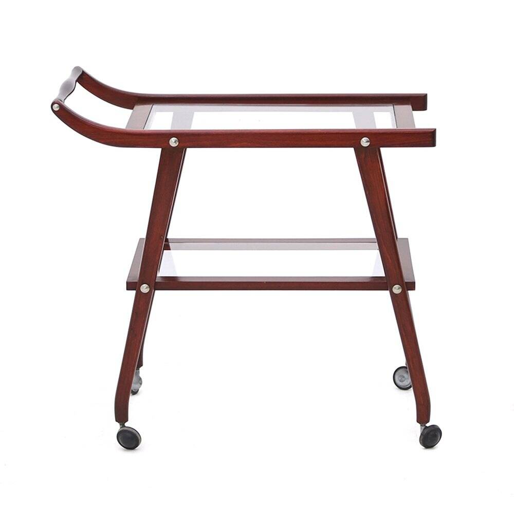 Glass shelf cart, 1950s