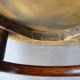 Thonet sit wooden bistro stool, Thonet motif, circa 1910