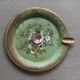 Hand-painted metal ashtray - Late 19th/early 20th century