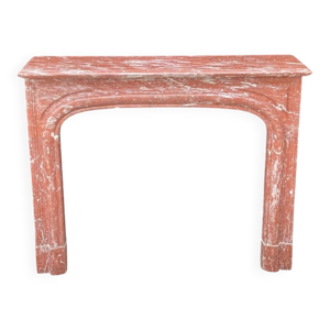 Cheminée en marbre rouge