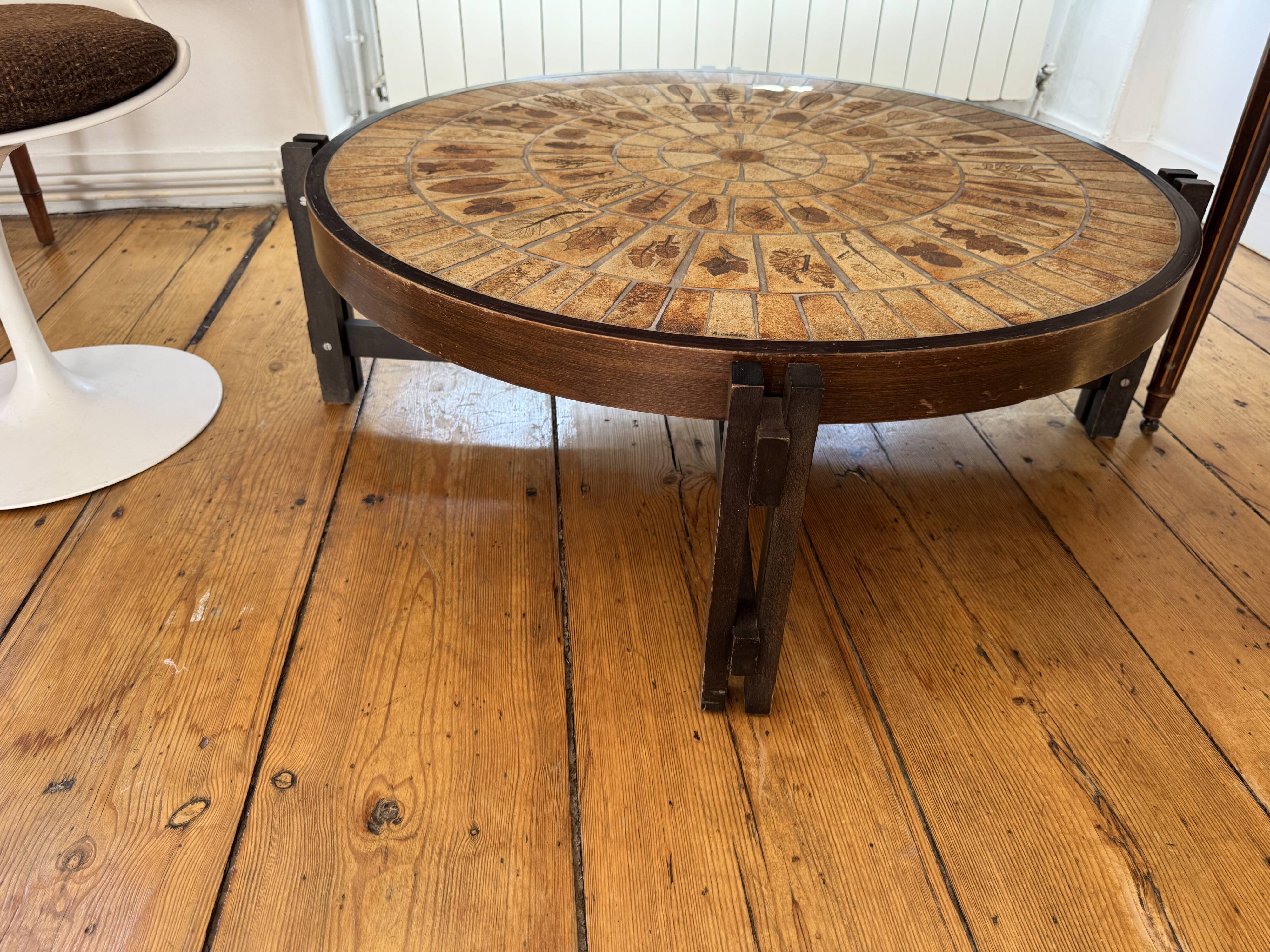 Ceramic Coffee Table by Roger Capron, France 1960