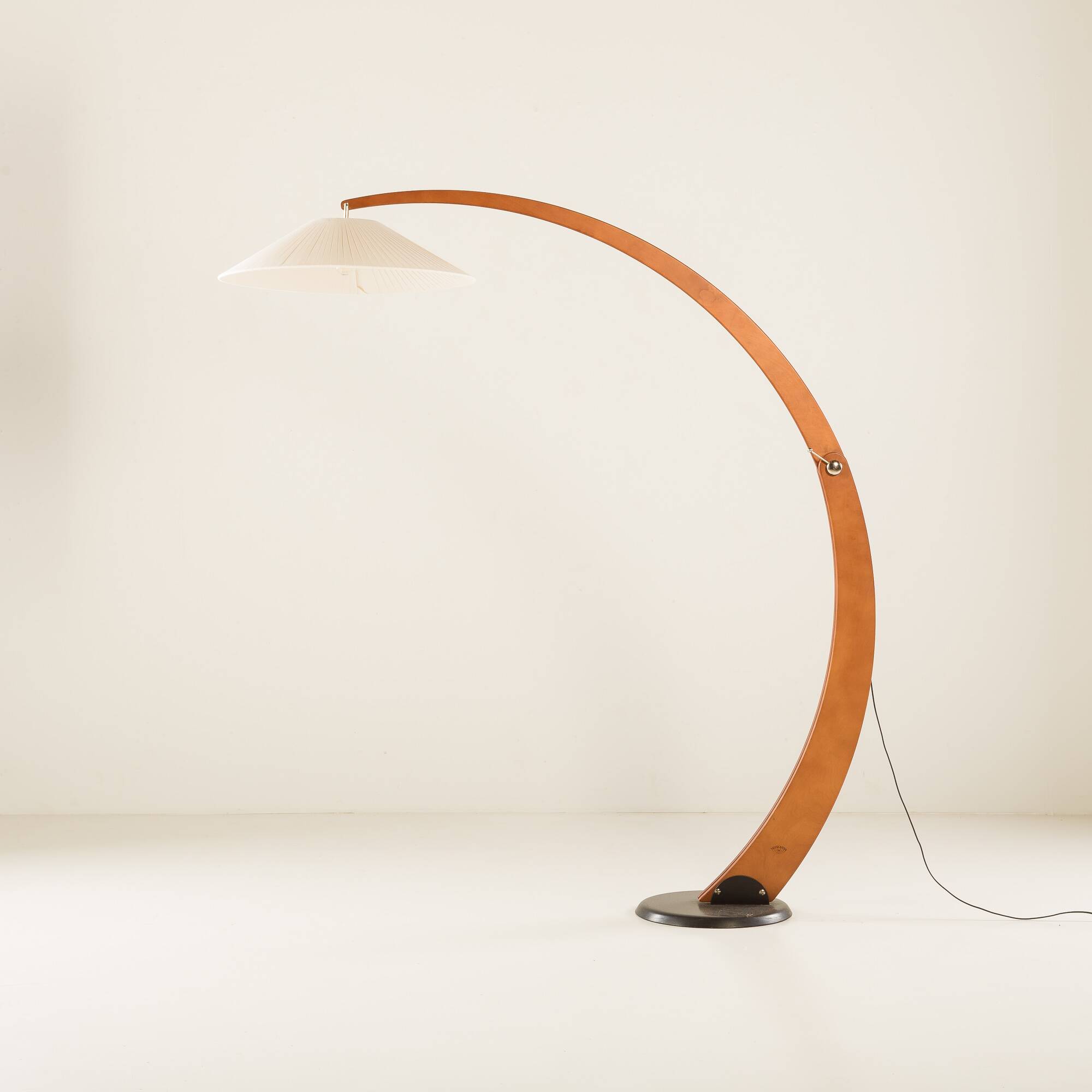 Italian adjustable arc lamp by novecento, 1980s