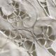 Sheet and pillowcases embroidered linen Richelieu old Castle