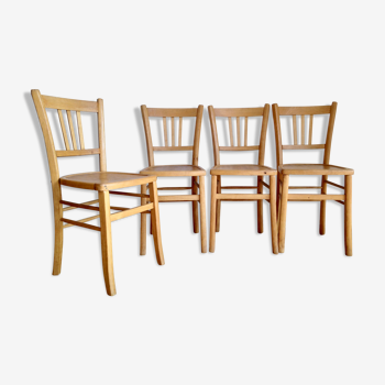 4 chaises bistrot luterma 1930