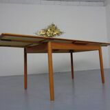 Large Danish Teak Extendable Dining Table, 1960s