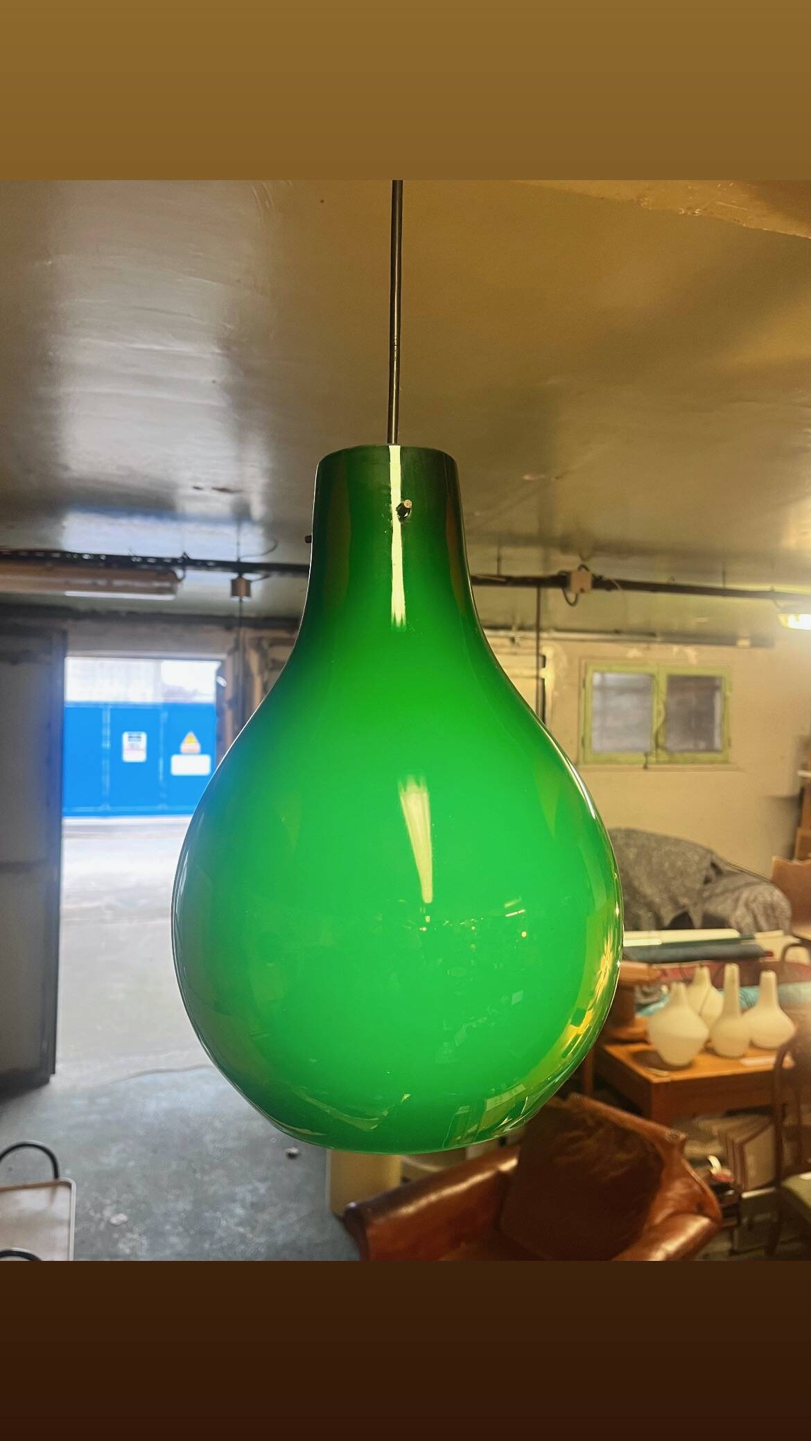 Murano glass pendant light, 1960
