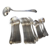 Silver-plated cutlery set - 37 pieces - Frionnet François