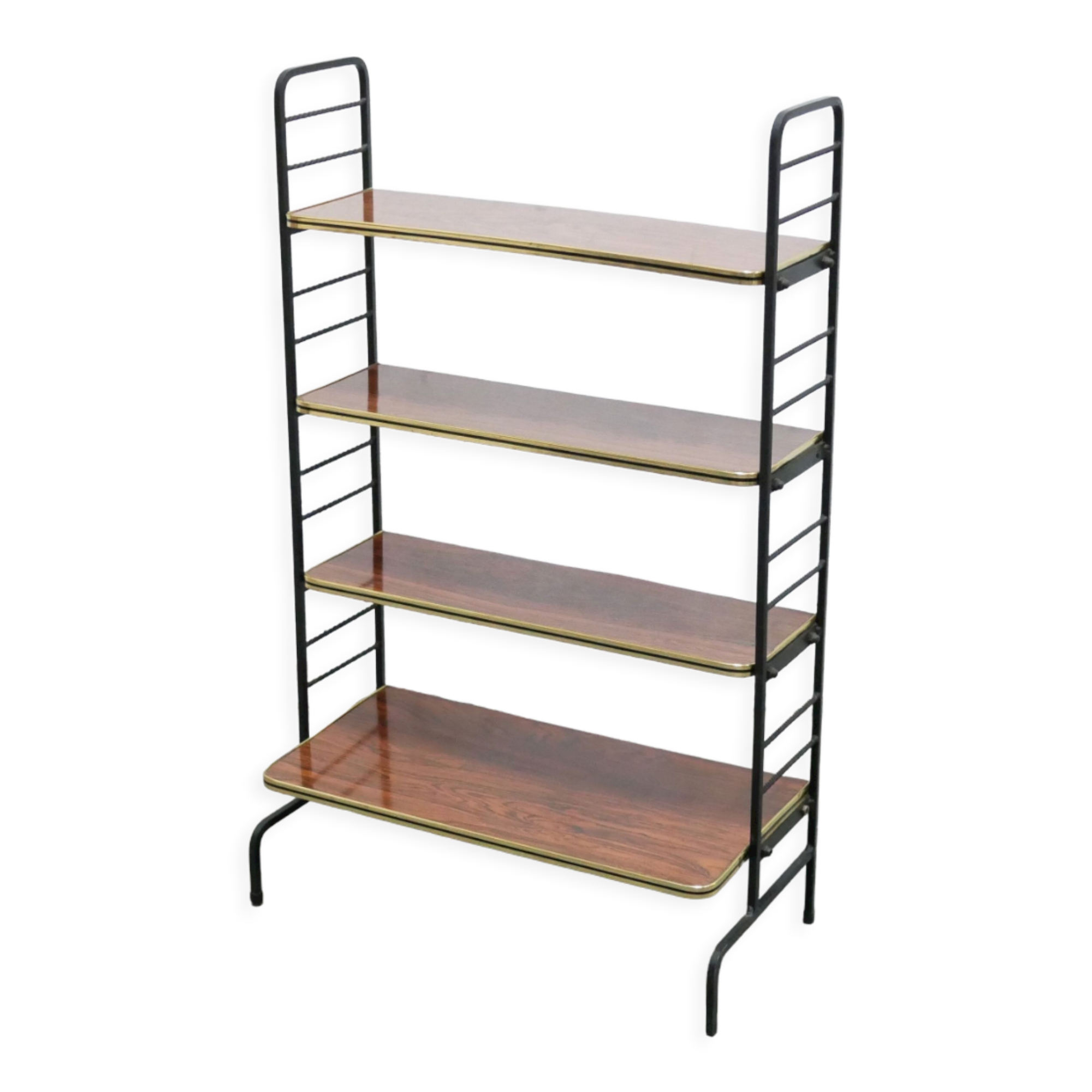 Vintage metal and formica shelf accent furniture