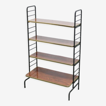Vintage metal and formica shelf accent furniture