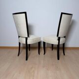 Art Deco Dining Table with Chairs, Paris, 1930, Set of 11
