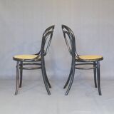 2 KOHN N°35 Art Nouveau bistro chairs -1875- recently hand-caned