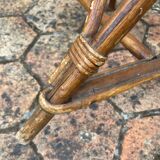 Vintage rattan children's armchair