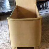 Lit enfant en bois jaune