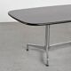 Black desk by Giancarlo Piretti for Castelli, Italy, circa 1970.