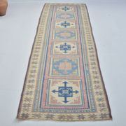 Tapis coureur Oushak vintage sku 3540