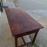 Rustic monastery farmhouse table, antique, 19th century, made of walnut.