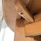 Maison Regain round elm table