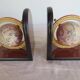 Bookends made of formica and globes.
