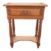 Art Deco console in solid oak
