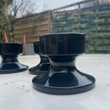 Set of ceramic candle holders