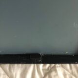 Large Brutalist Wrought Iron Mirror