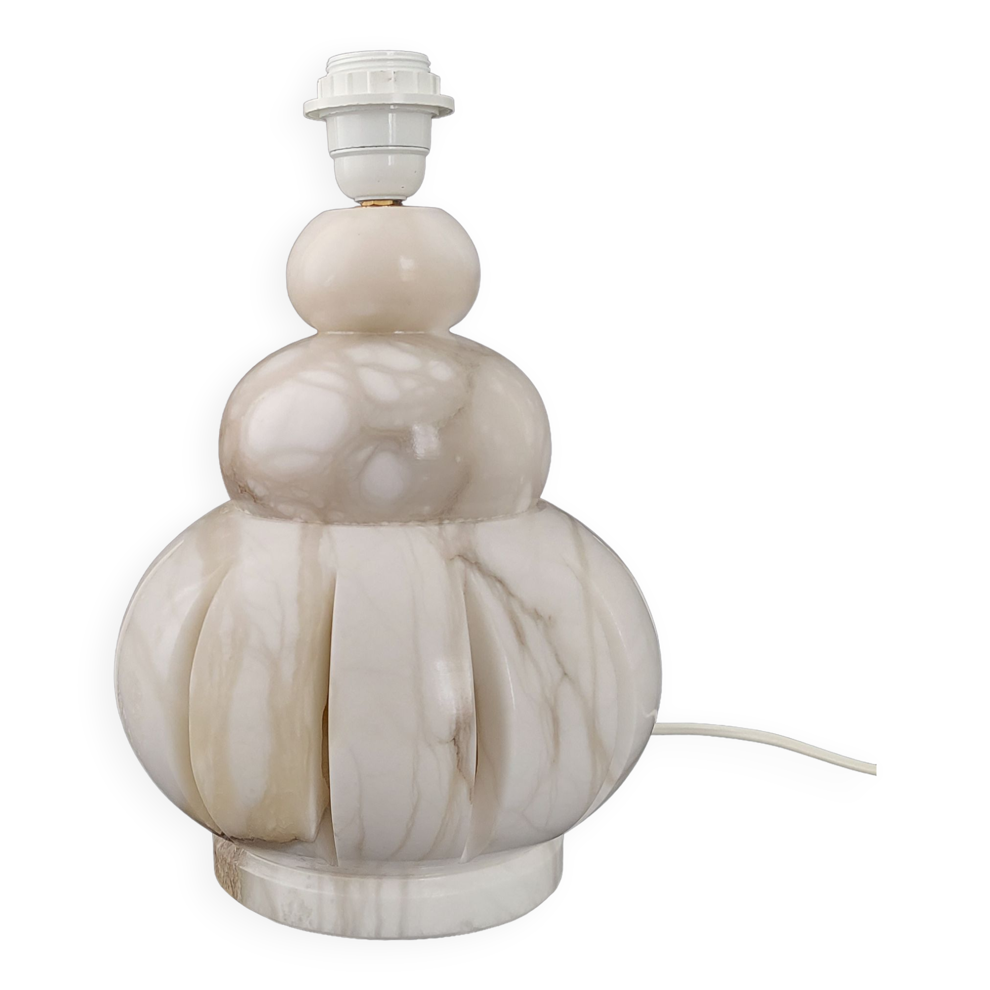 Vintage alabaster lamp 1970