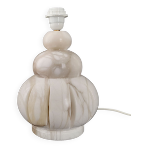 Lampe en albâtre vintage