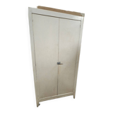 Vintage Parisian Armoire Painted in White
