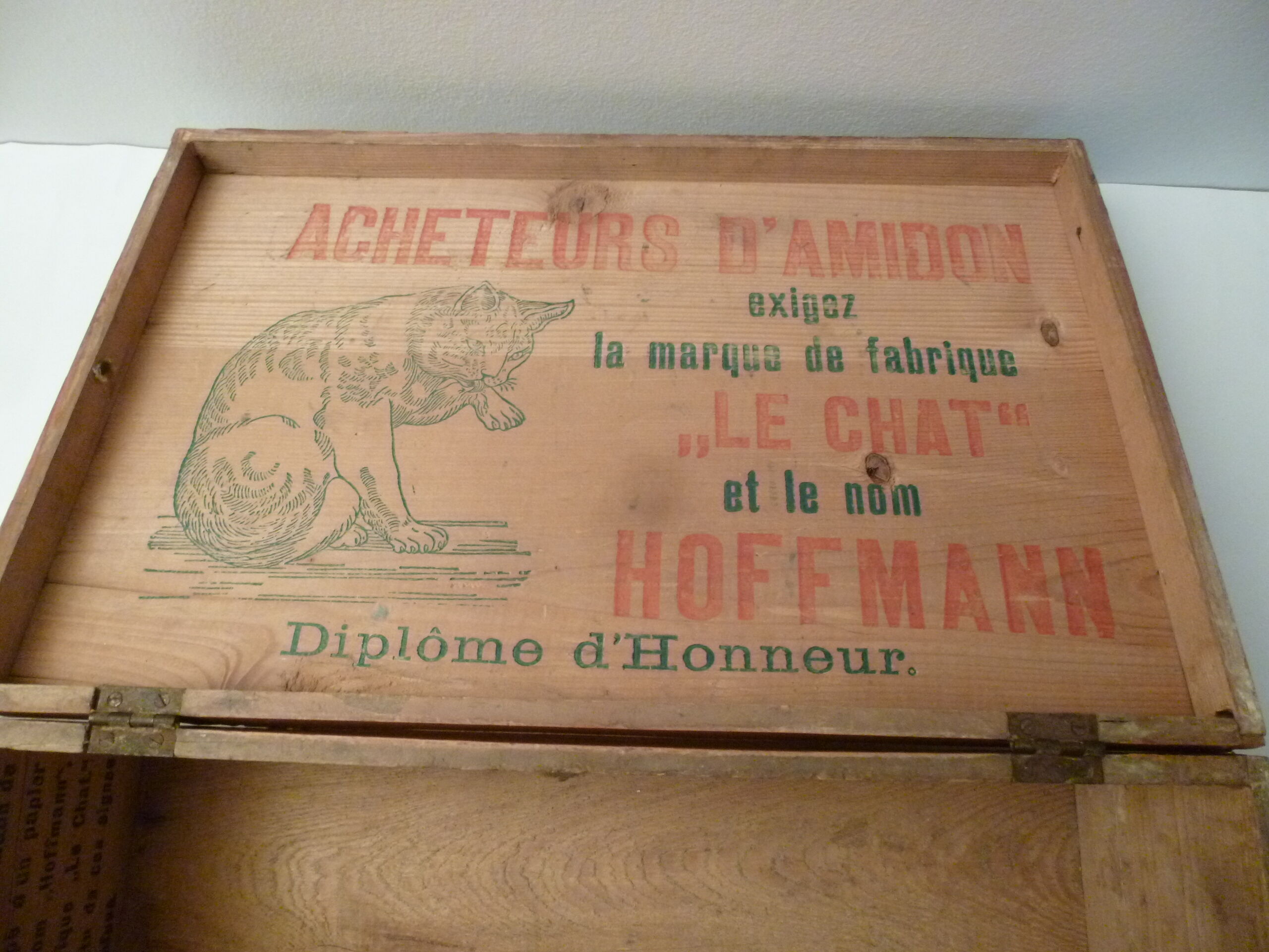 old hoffmann cat starch box