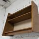1950 wall shelf solid oak invisible fixings