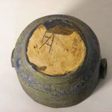 Ceramic pot lava effect