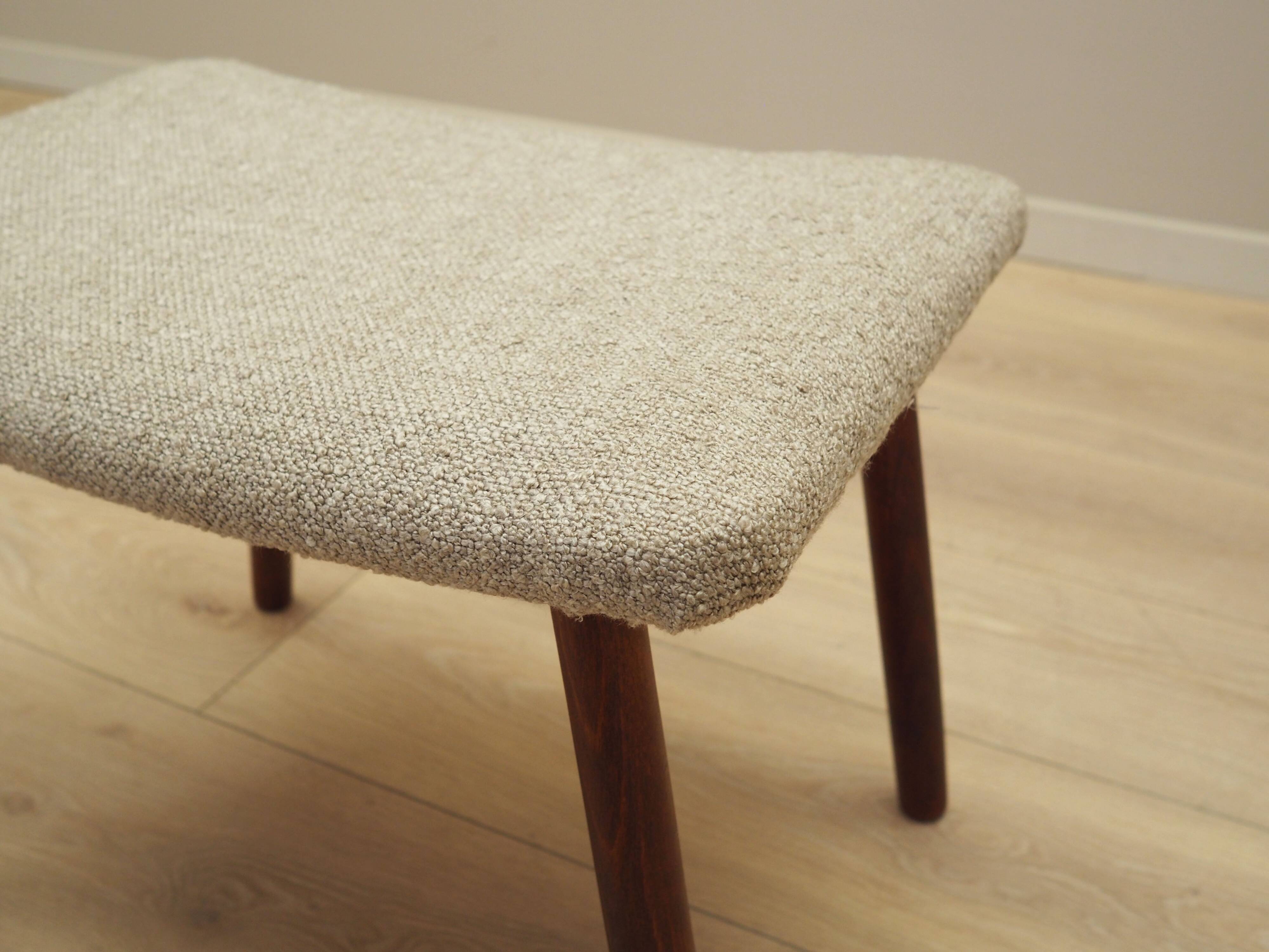 Teak footrest, Danish design, 1970s, production: Denmark