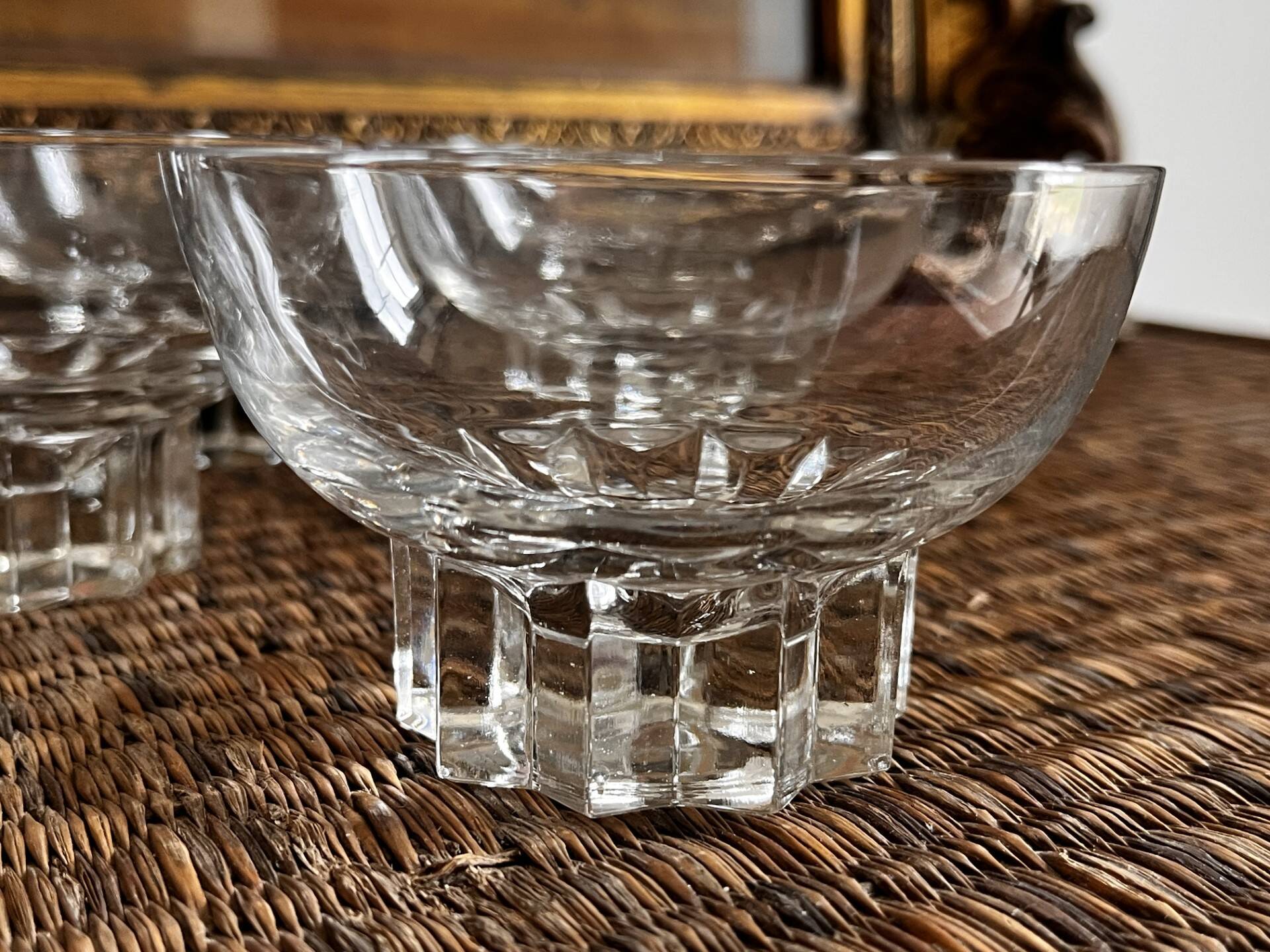 Antique champagne coupes