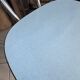 Série de 4 chaises Formica bleues vintage