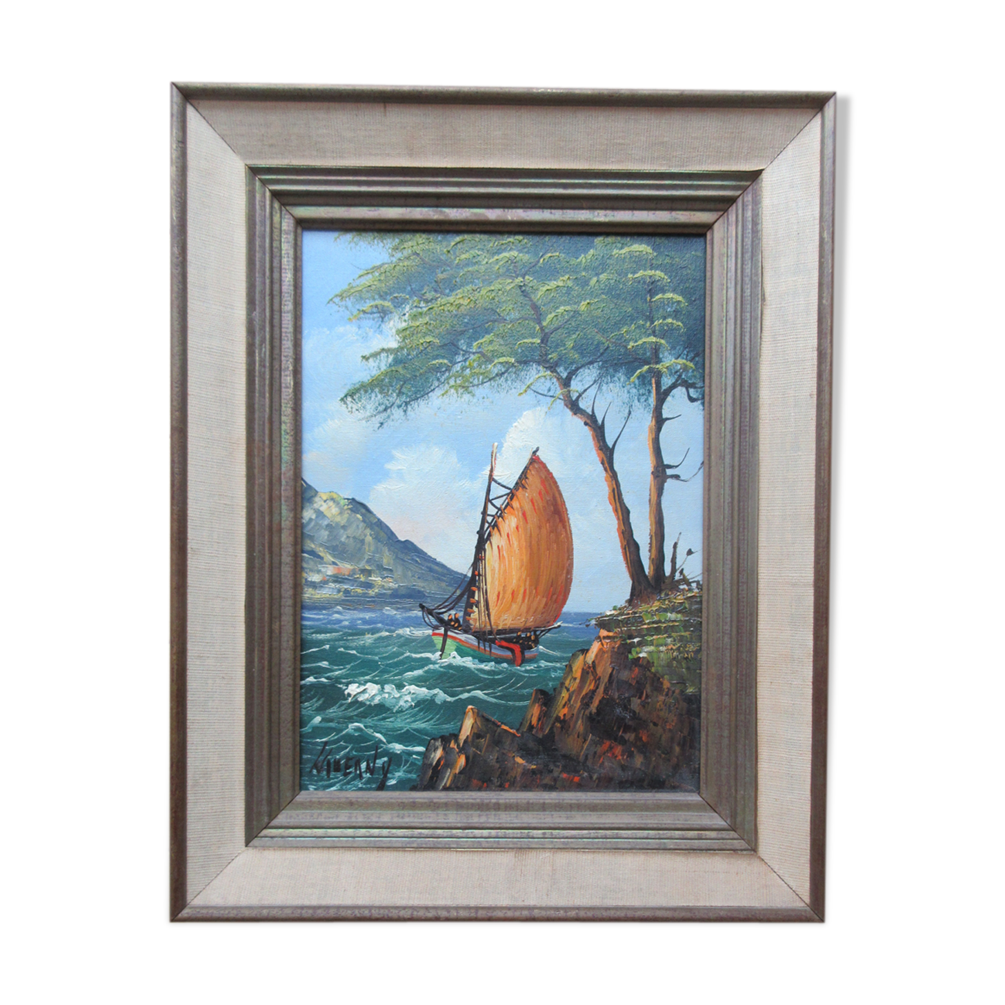 Tableau Marine signé Hiheany