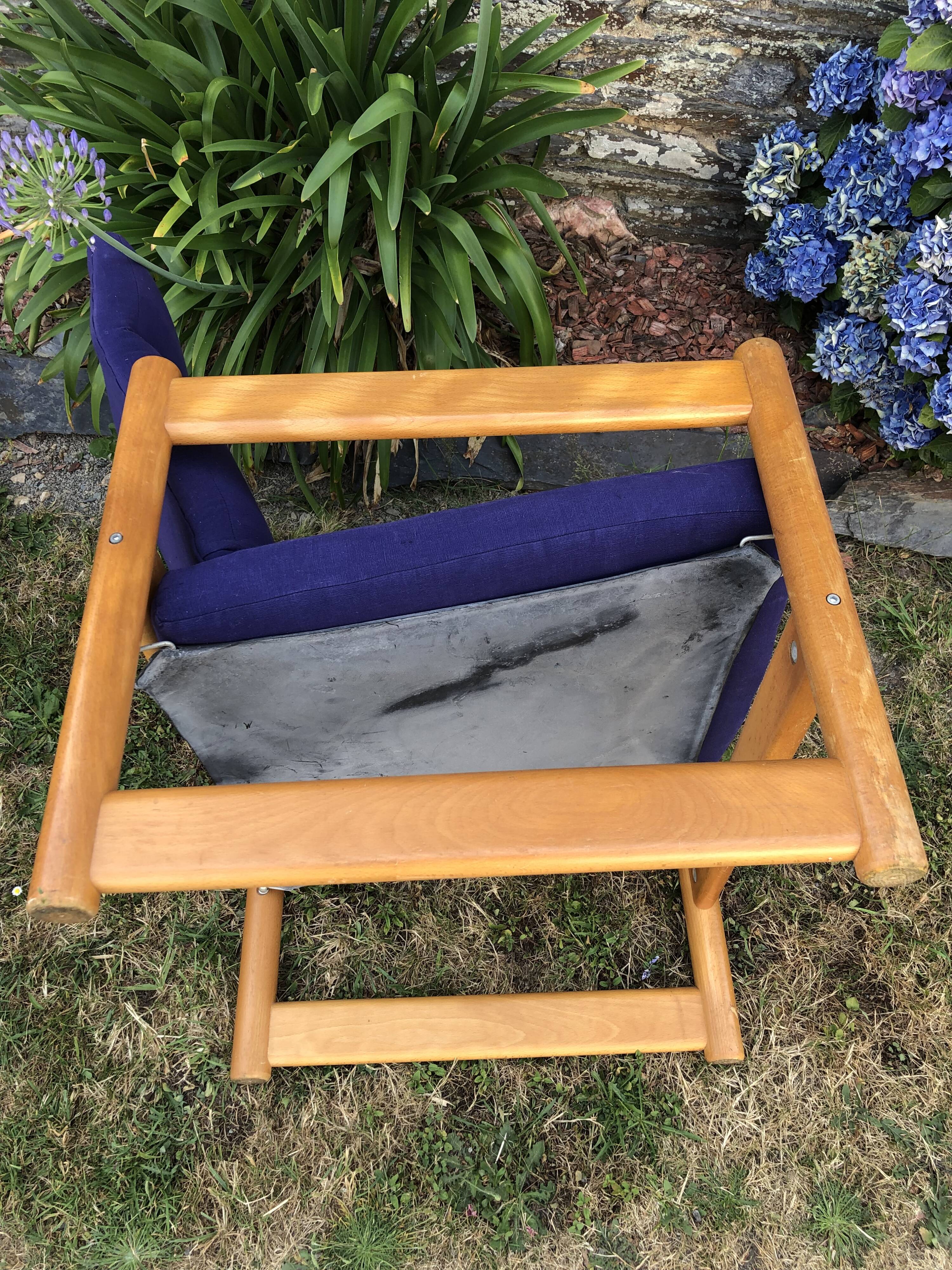 Duo de fauteuils vintage en hêtre lupton morton de john morton