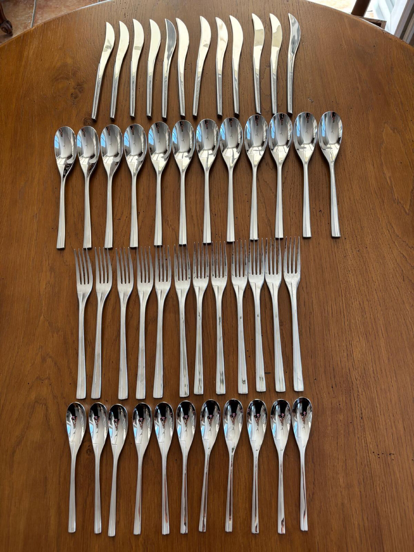 Exceptional Couzon household set Neuvième Art – 123 pieces – stainless steel 18/10