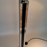 Black and chrome Skycraper floor lamp 1970.