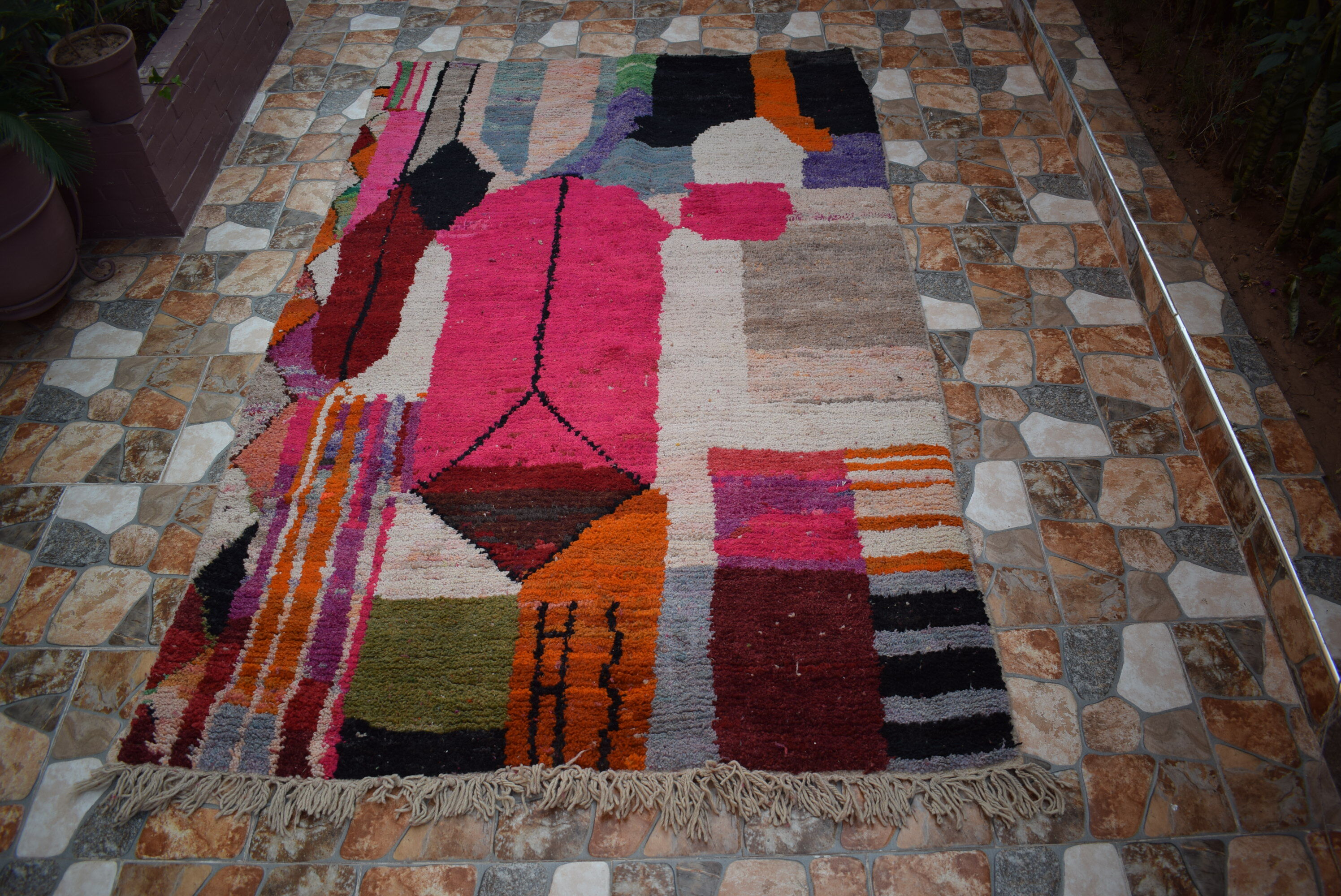 Tapis abstrait boujaad 160x250cm