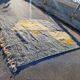 Handmade traditional Beni Ourain Berber rug, size 2/3 m.