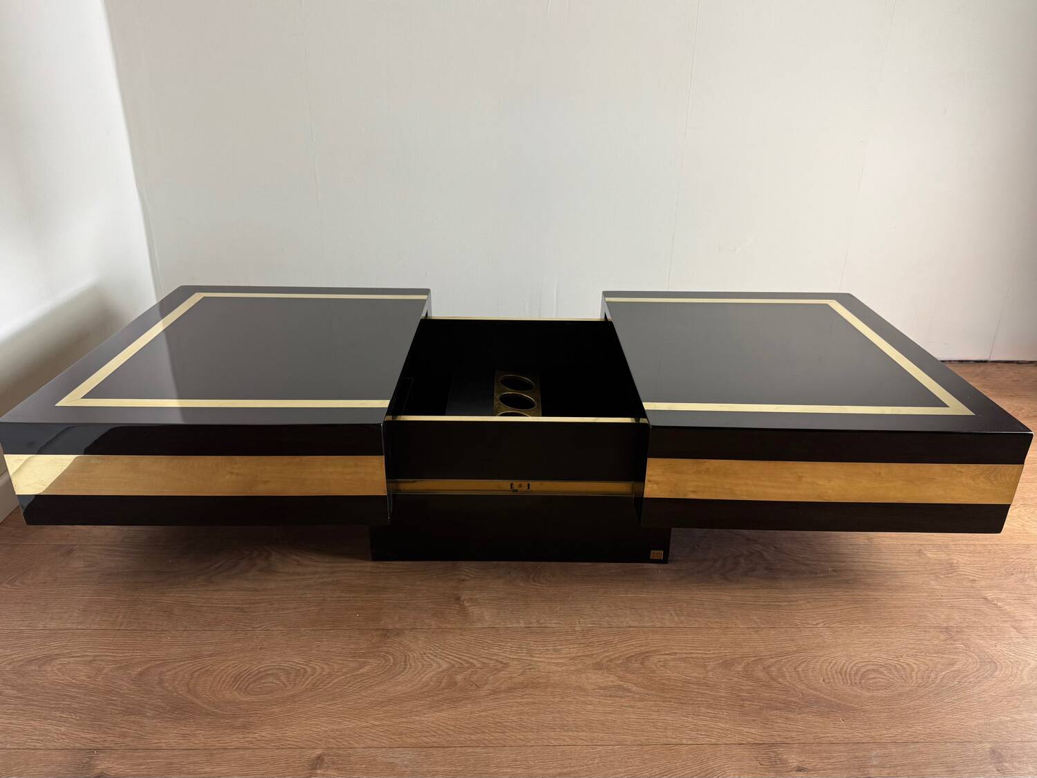 J.C. Mahey bar coffee table – 1970s