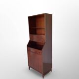 Italian wood and veneered mahogany bookcase, 1960s.