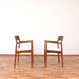 Danish Teak Dining Chairs by Henning Kjærnulf for Korup Stolefabrik, 1960s,