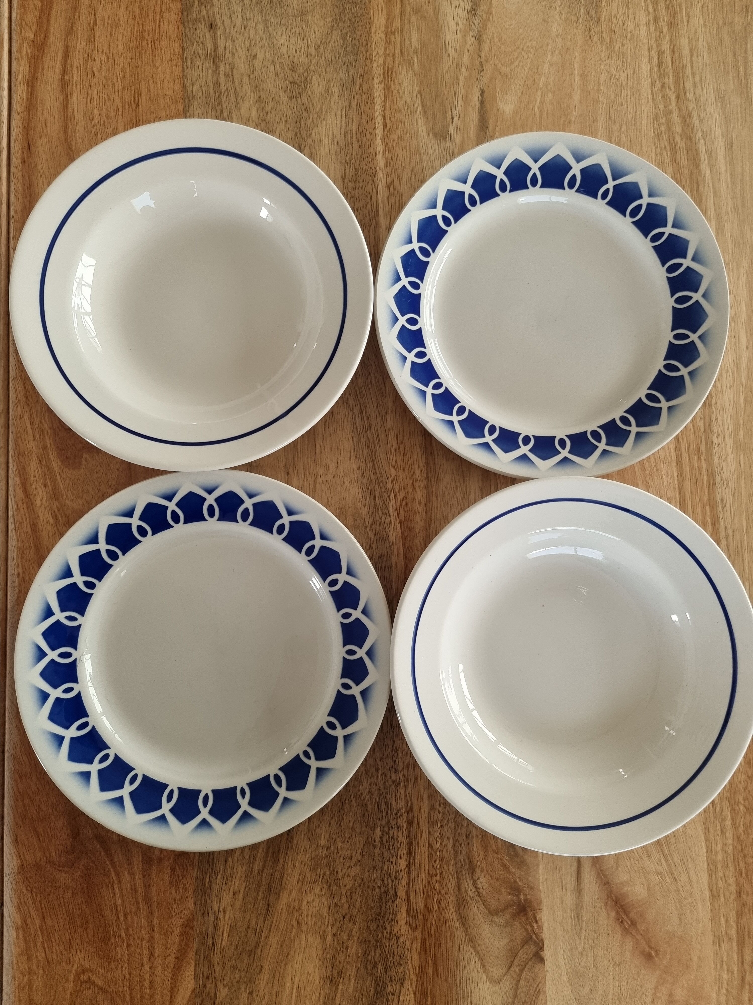 Set of vintage plates
