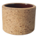 Cup, pot in raw pyrite stoneware and glaze