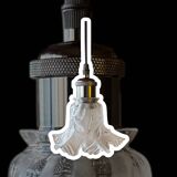 Upcycled vintage pendant light