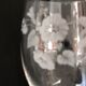 6 cut crystal wine glasses