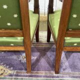 Paire de fauteuils style Empire en acajou, travail des années 50