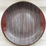 3 Dinner Plates 26 cm Yellow from Chrome - Limoges Porcelain